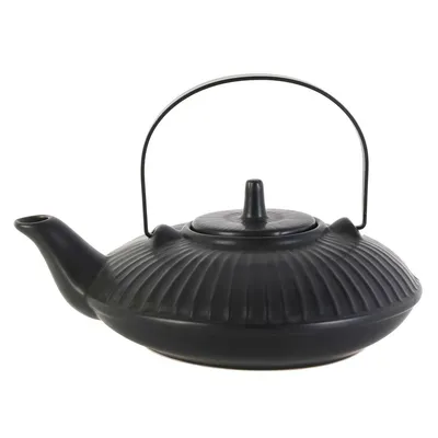 Ceramiczny Imbryk ZENKAI 600 ml - Czarny