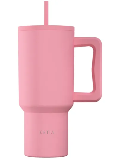 Kubek Termiczny Ze Słomką 900 ml Rose