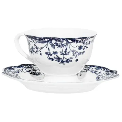 Filiżanka Do Kawy 90 ml Ze Spodkiem Reverie Blue