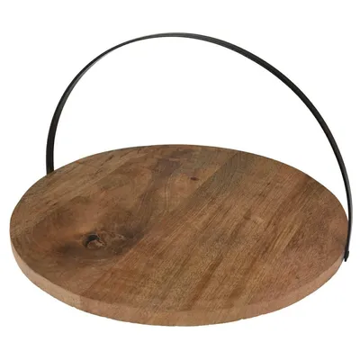 Patera Na Ciasto Z Drewna Mango 38cm