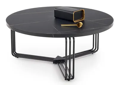 Stolik Antica Black Marble - Kawowy