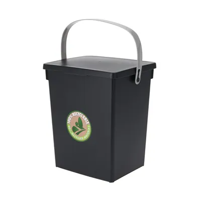 Kosz Na Śmieci Z Pokrywą Antracyt 5,5 l