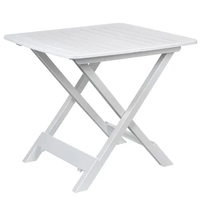 Stół Składany Balkonowy 50 cm - Biały