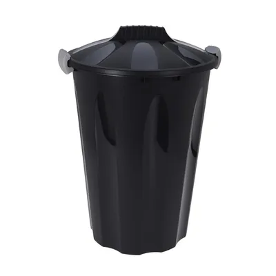 Kosz Na Śmieci 40l Z Pokrywą - Antracytowy