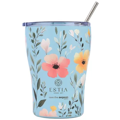 Kubek Termiczny Ze Słomką 350 ml Sky Garden