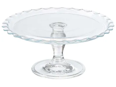 Patera Szklana Na Nóżce 26 cm