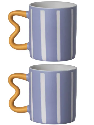Komplet Kubków 450 ml 2 szt. Jazz Lines - Fioletowy