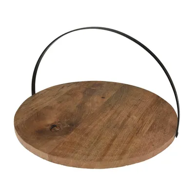 Patera Na Ciasto Z Drewna Mango 28cm