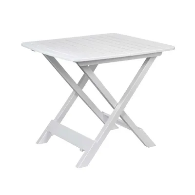 Stół Składany Balkonowy 70 cm - Biały