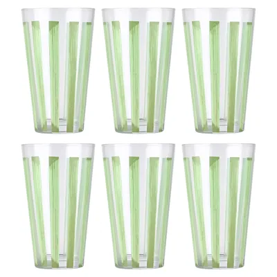 Szklanki Na Wodę 495 ml 6 szt. Ligne - Zielone