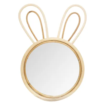 Okrągłe Lustro Ścienne Rabbit Wykonane