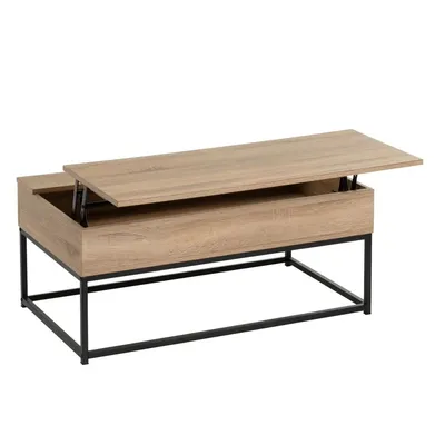 Stolik Z Podnoszonym Blatem 100X55XH 40 cm - Kawowy