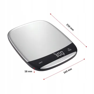 Waga Kuchenna INOX Elektroniczna Precyzyjna LCD 10kg USB Tarowanie