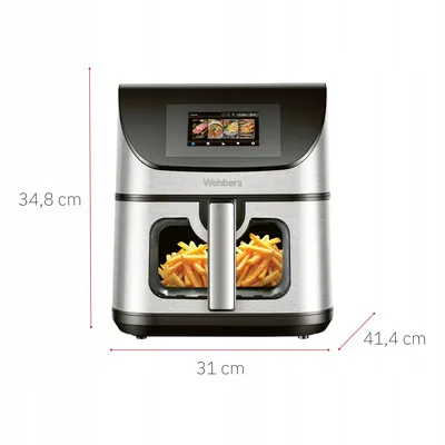 Frytkownica Beztłuszczowa Air Fryer 8l WIFI Nieprzywierająca 10 P 2200W