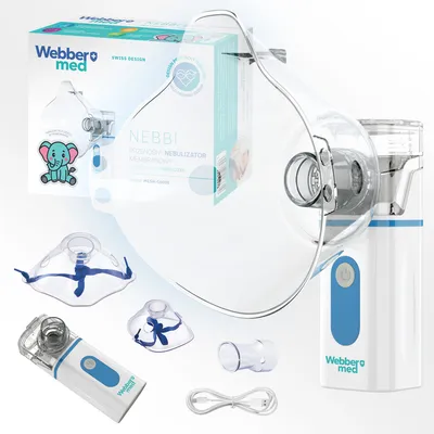 INHALATOR NEBULIZATOR Dla Dzieci I DOROSŁYCH -PRZENOŚNY Na Akumulator Cichy
