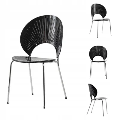 KRZESŁO KRZESŁA CORVARA NOWOCZESNE Z Polycarbonatu