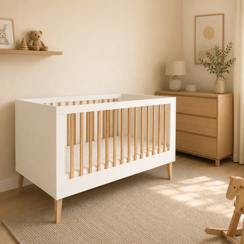 Łóżeczko ILA 140×70 2w1 - Biały