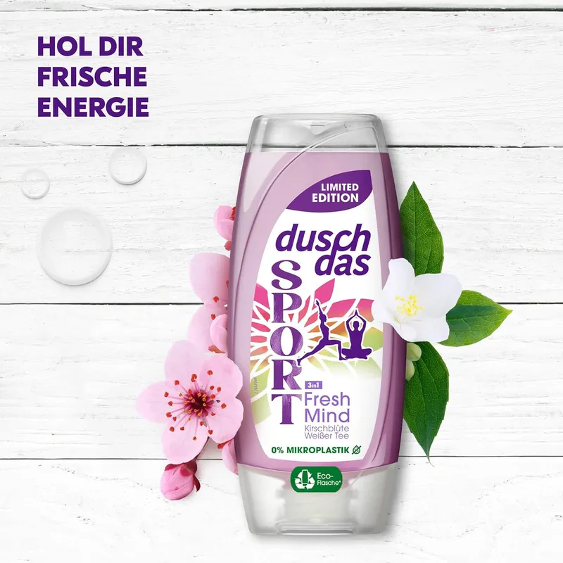 DUSCHDAS Sport Fresh Mind 3 w 1 Żel Pod Prysznic 225 ml