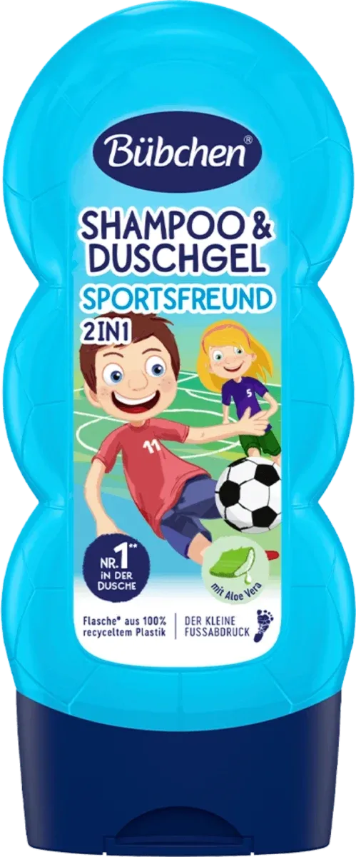Bübchen Kids 2 w 1 Sportsfreund Szampon I Żel Pod Prysznic 230 ml
