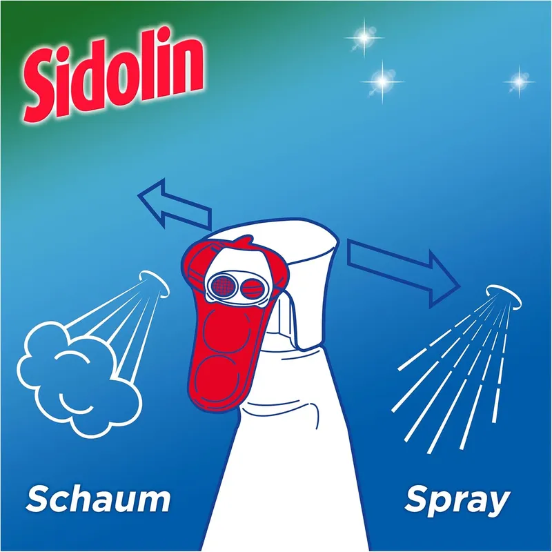 SIDOLIN Cristal Płyn Do Szyb I Luster Bez Smug 500 ml
