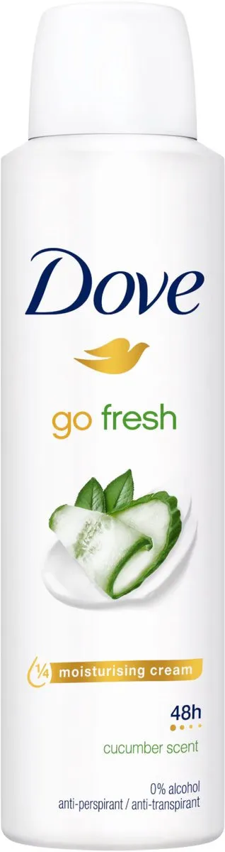 DOVE Go Fresh Cucumber Scent Antitranspirant Spray 150 ml