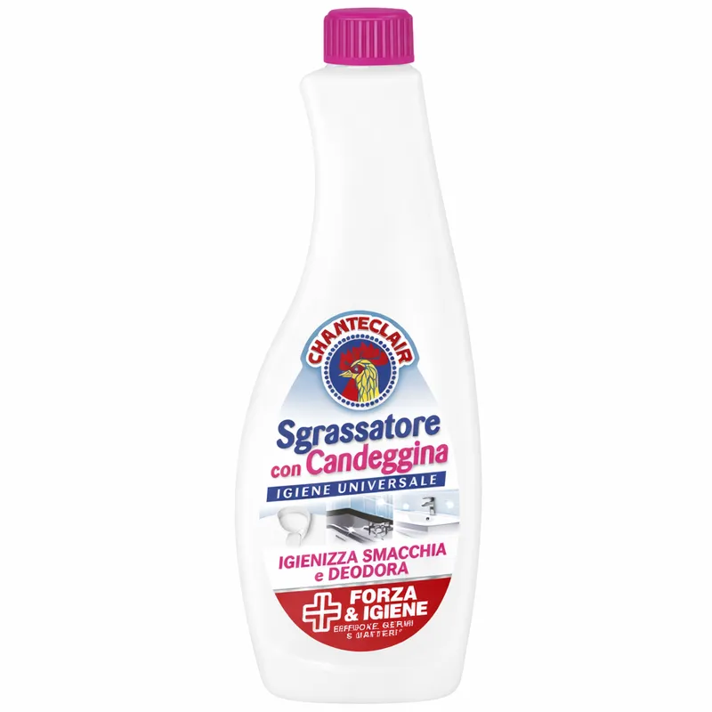 CHANTECLAIR Sgrassatore Con Candeggina Odtłuszczacz Z Wybielaczem Butelka Uzupełniająca 625 ml