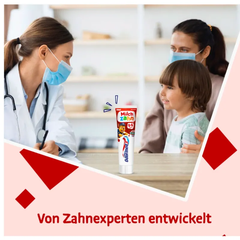 ODOL MED 3 Pasta Do Zębów Mlecznych 0-6 Lat 50 ml