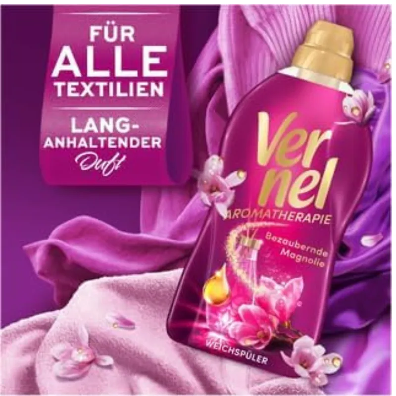 VERNEL Aromatherapie Bezaubernde Magnolie Płyn Do Płukania Urzekająca Magnolia 46 Prań