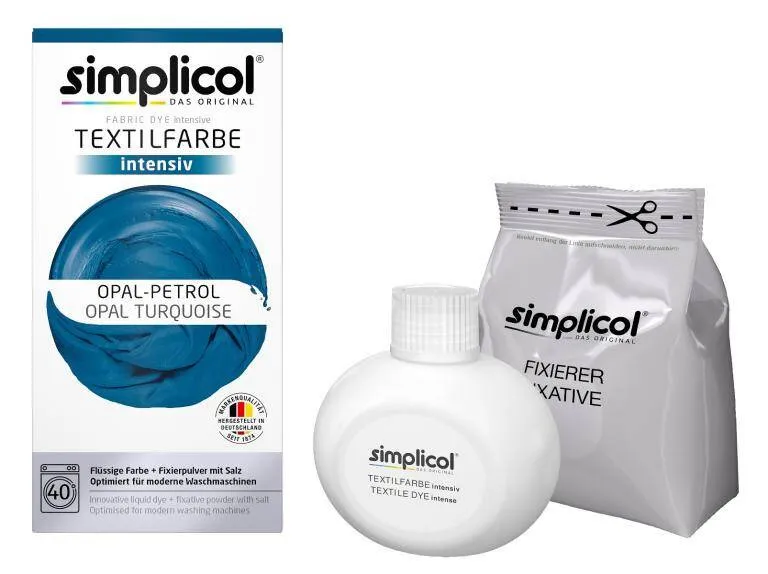 SIMPLICOL Intensiv Barwnik Do Tkanin Opal-Petrol
