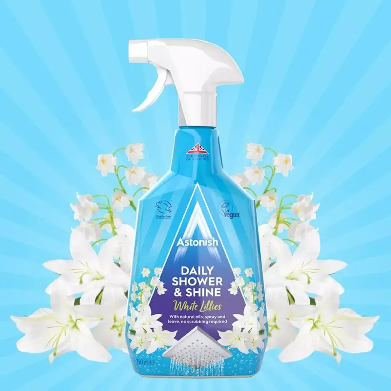 ASTONISH Daily Shower Shine Środek Do Kabin Prysznicowych 750 ml