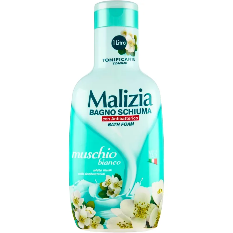 MALIZIA Muschio Bianco Płyn Do Kąpieli Piżmo 1 l - Białe
