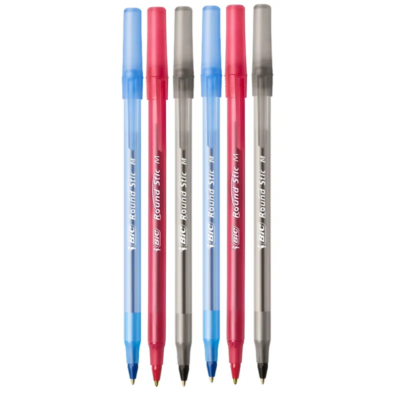 BIC Round Stic Classic Długopis Mix 6 Sztuk