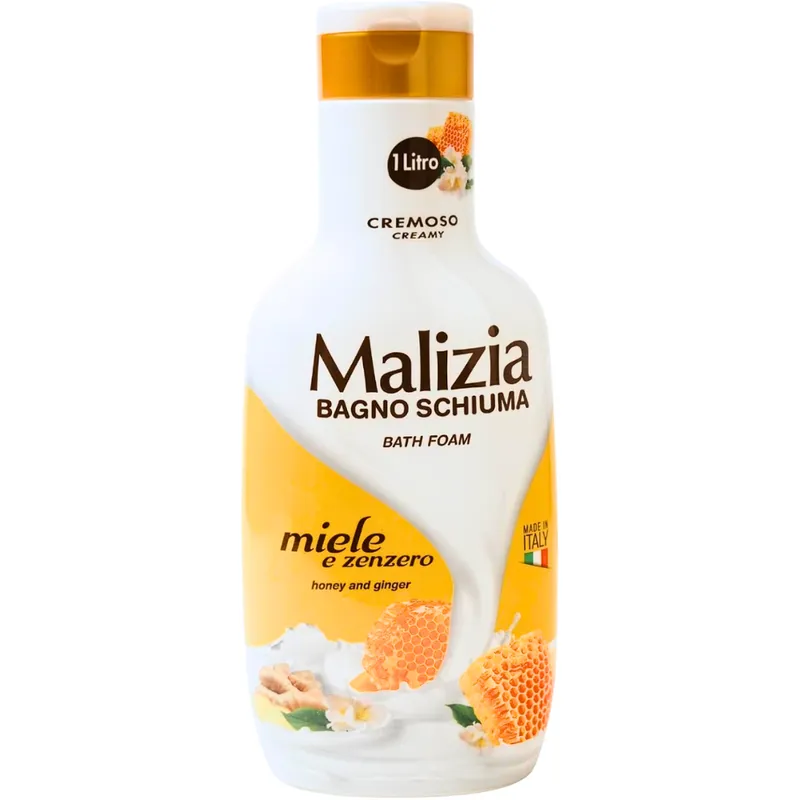 MALIZIA Miele E Zenzero Płyn Do Kąpieli 1 l