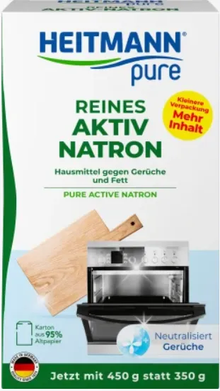 HEITMANN Pure Reines Aktiv Natron Czysta Soda Aktywna 450 g