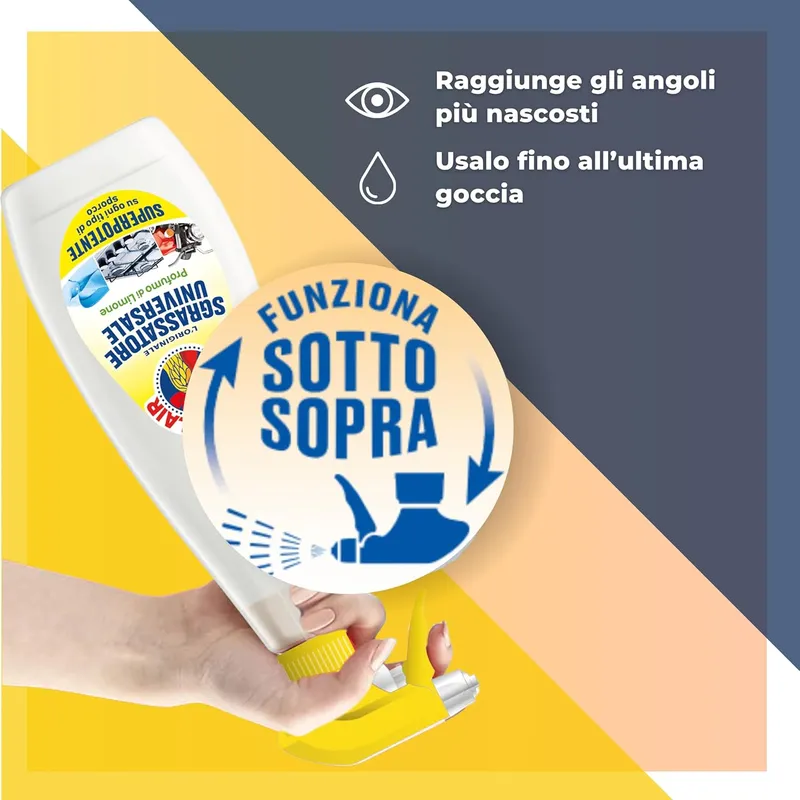 CHANTECLAIR Sagrassatore Uniwersalny Odtłuszczacz Cytrynowy Opakowanie Uzupełniające 600 ml