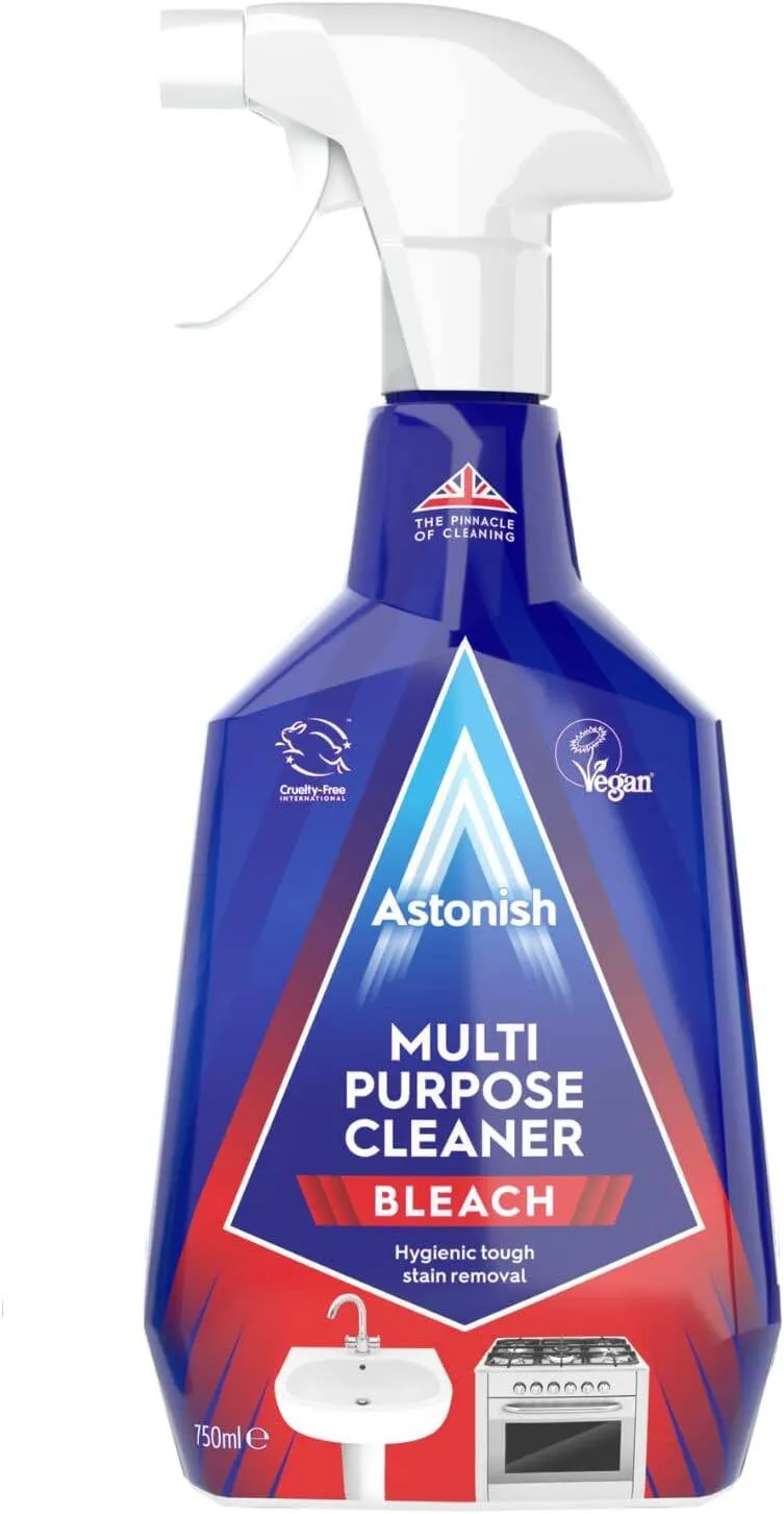 ASTONISH Multi-Purpose Cleaner With Bleach Środek Z Wybielaczem 750 ml