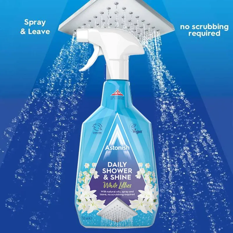 ASTONISH Daily Shower Shine Środek Do Kabin Prysznicowych 750 ml