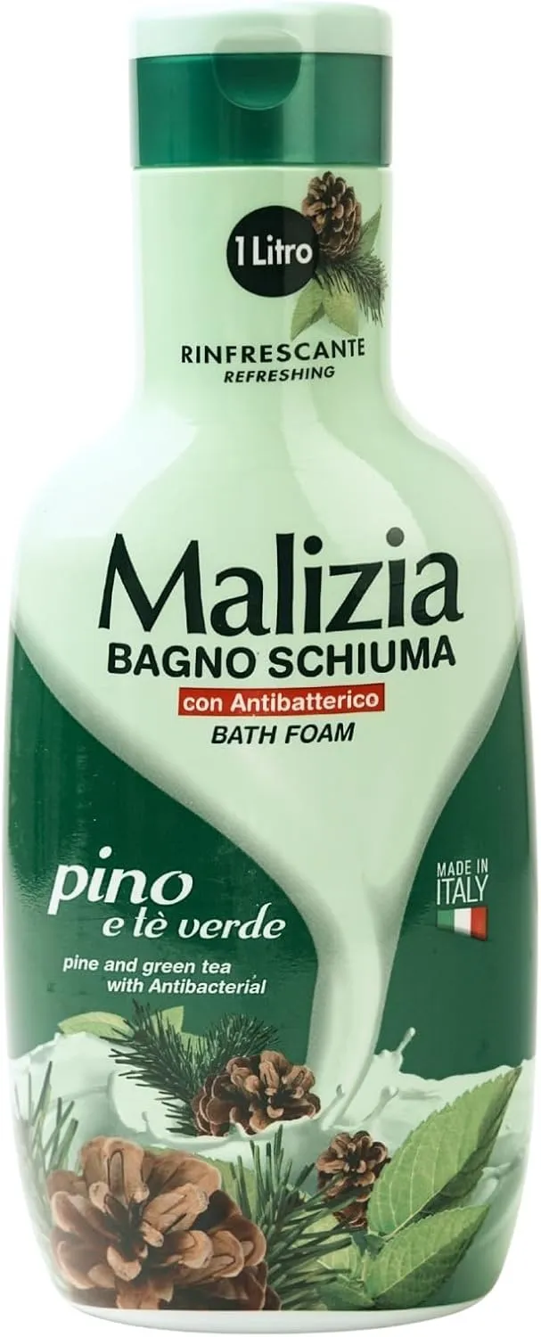 MALIZIA Pino Płyn Do Kąpieli Sosna I Zielona Herbata 1 l