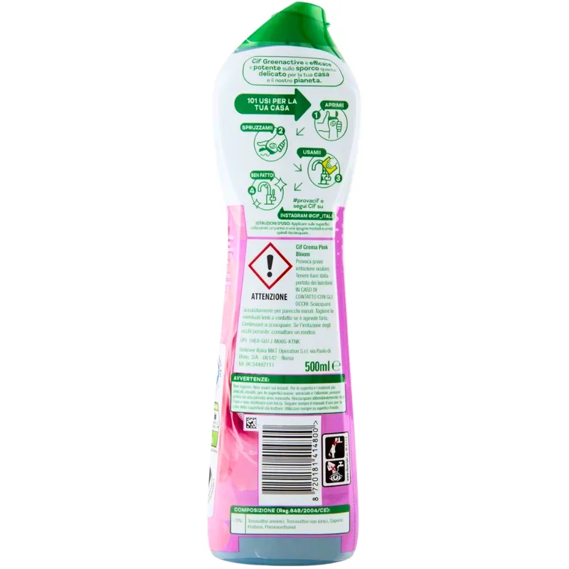 CIF Crema Pink Bloom Mleczko Do Czyszczenia 500 ml