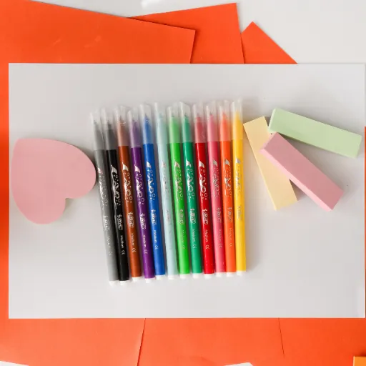 BIC Kids Kid Couleur Flamastry Mazaki Pisaki Pudełko 12 Sztuk