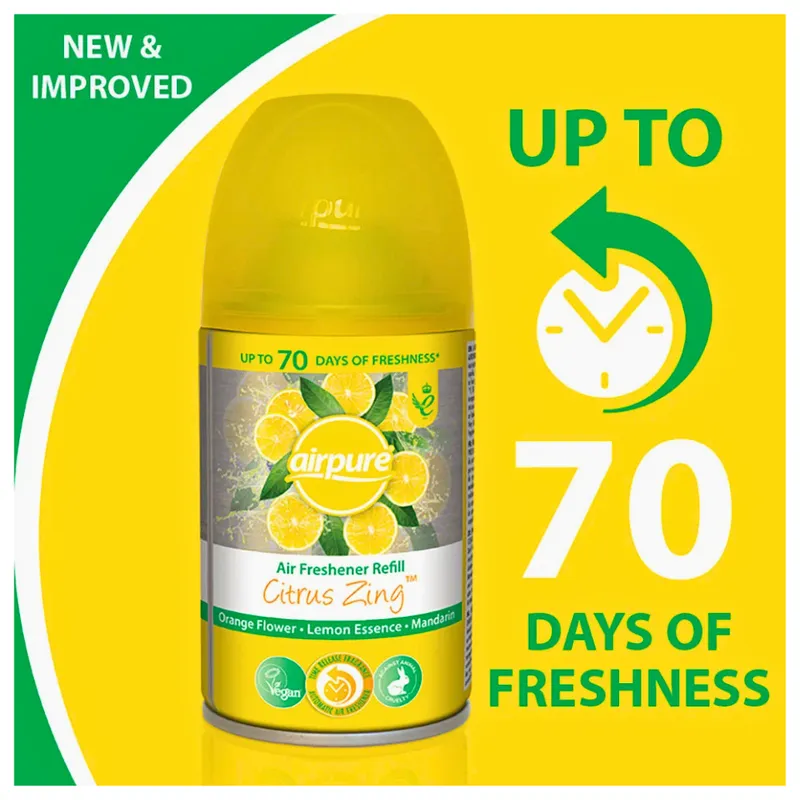 AIRPURE Citrus Zing Odświeżacz Powietrza 250 ml
