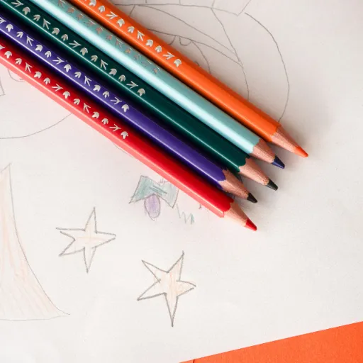 BIC Kids Tropicolors Kredki Ołówkowe Pudełko 12 Sztuk