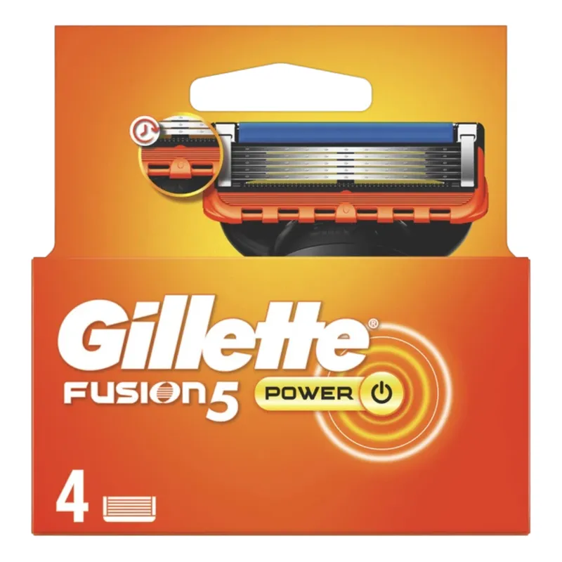 GILLETTE Fusion 5 Power Ostrza 4 szt