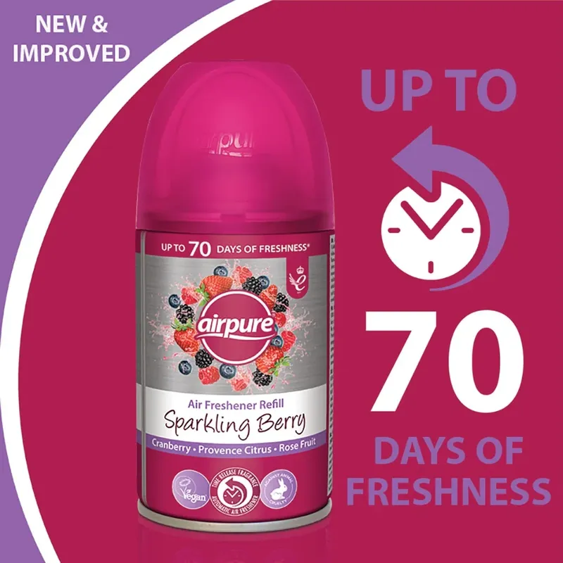 AIRPURE Sparkling Berry Odświeżacz Powietrza 250 ml