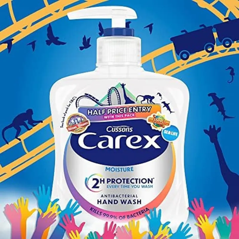 CAREX Moisture Antibacterial Antybakteryjne Mydło W Płynie 250 ml