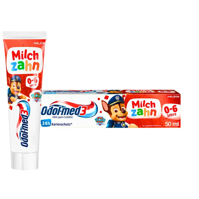 ODOL MED 3 Pasta Do Zębów Mlecznych 0-6 Lat 50 ml