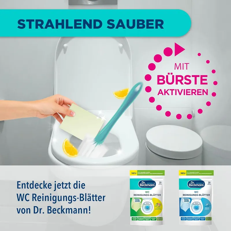 Dr. Beckmann Listki Do Czyszczenia WC Ocean Breeze 20 szt