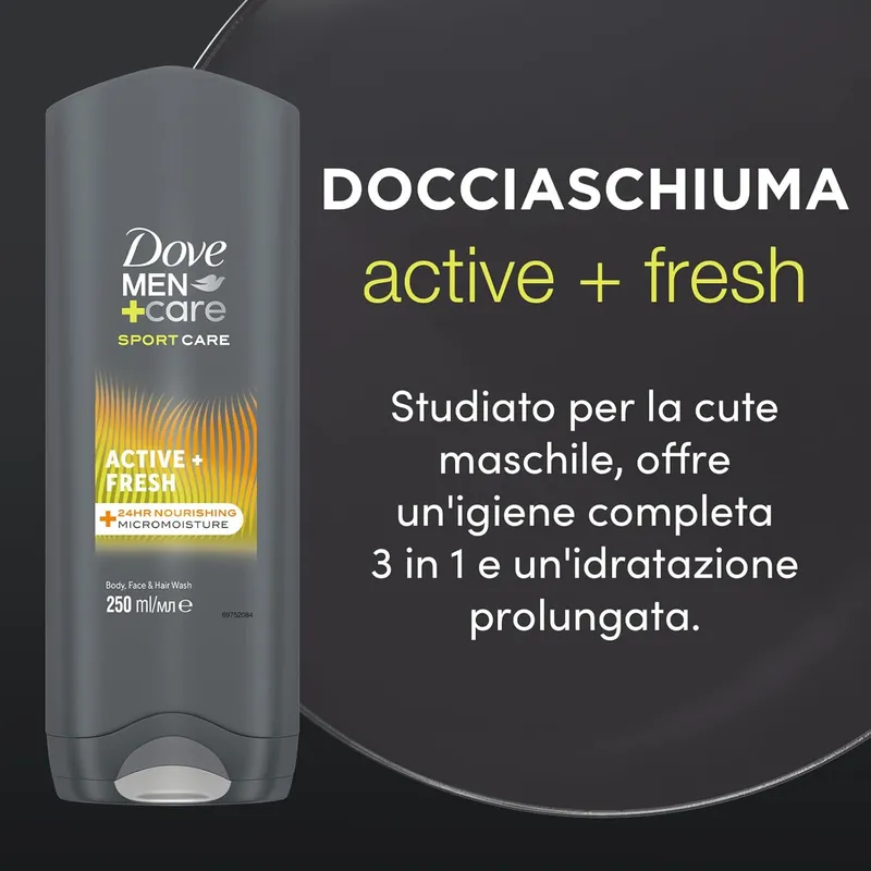 DOVE Men+Care Sports Active Fresh Żel Pod Prysznic 250 ml