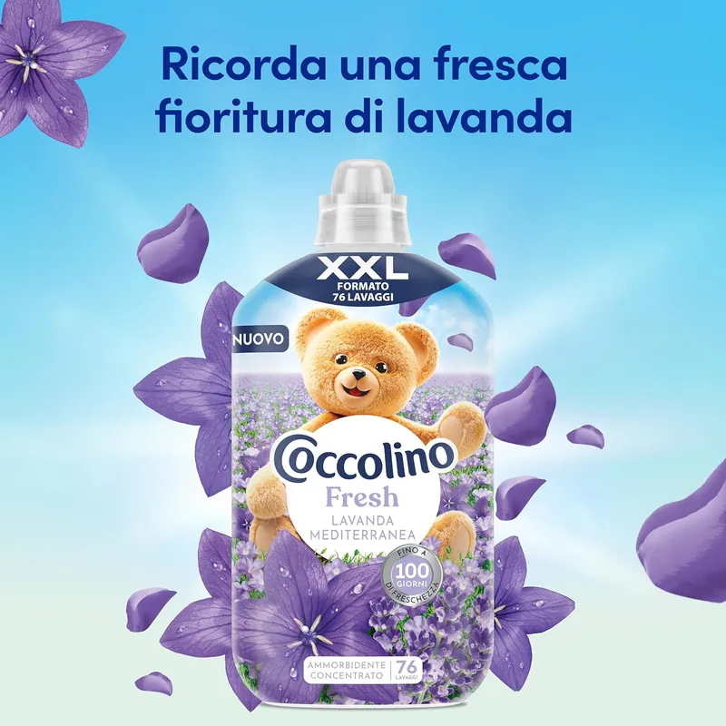 COCCOLINO Lavanda Mediterranea Concentrato Płyn Do Płukania 87 Prań