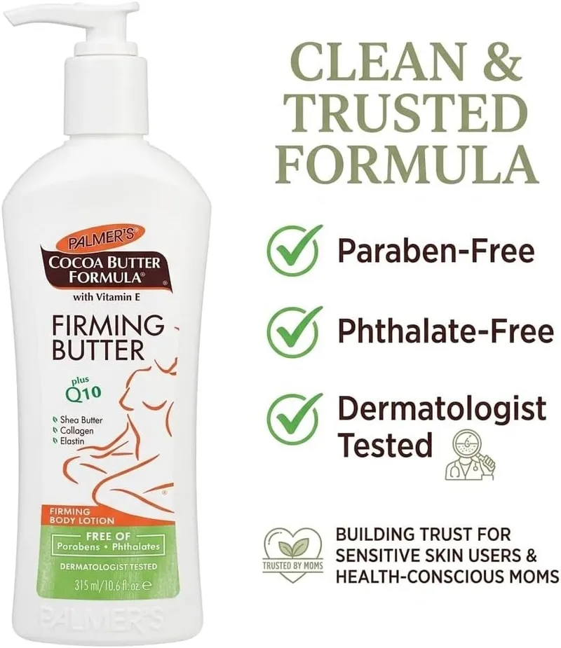 PALMER'S Firming Butter Cocoa Formula,Vitamin E, Q10, Shea Butter Balsam Do Ciała Ujędrniający 315 ml